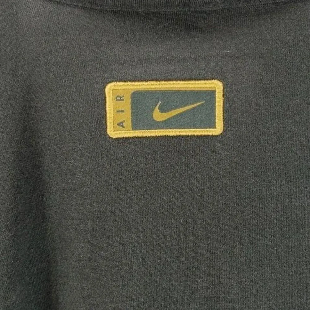 Nike Air Basketball Army Green Zippered Mens Size‎ Large Pullover